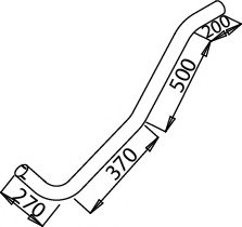 DINEX 51174 Exhaust Pipe